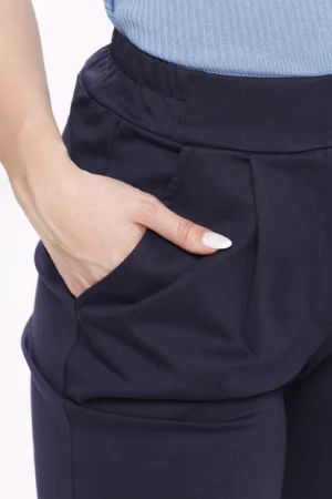 PANTALONE classico con risvolti alle caviglie e pieghe sul davanti