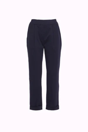 PANTALONE classico con risvolti alle caviglie e pieghe sul davanti
