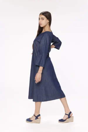 ABITO denim lungo smanicato