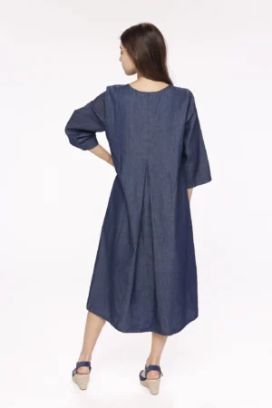 ABITO denim lungo smanicato