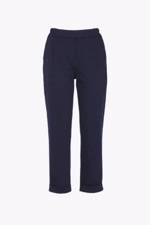 PANTALONE casual con risvolti alle caviglie e graziose pence verticali sul davanti