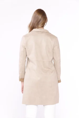CAPPOTTO lungo, monopetto con collo reverse e comode tasche orizzontali