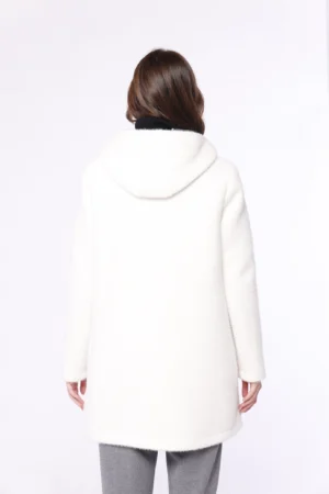 CAPPOTTO softshell con cappuccio e tasche orizzontali applicate