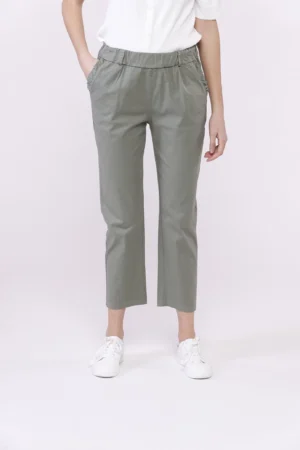 PANTALONE classico con eleganti taschine arricciate e comodo elastico di chiusura