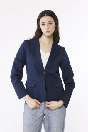 GIACCA business woman monopetto con collo reverse