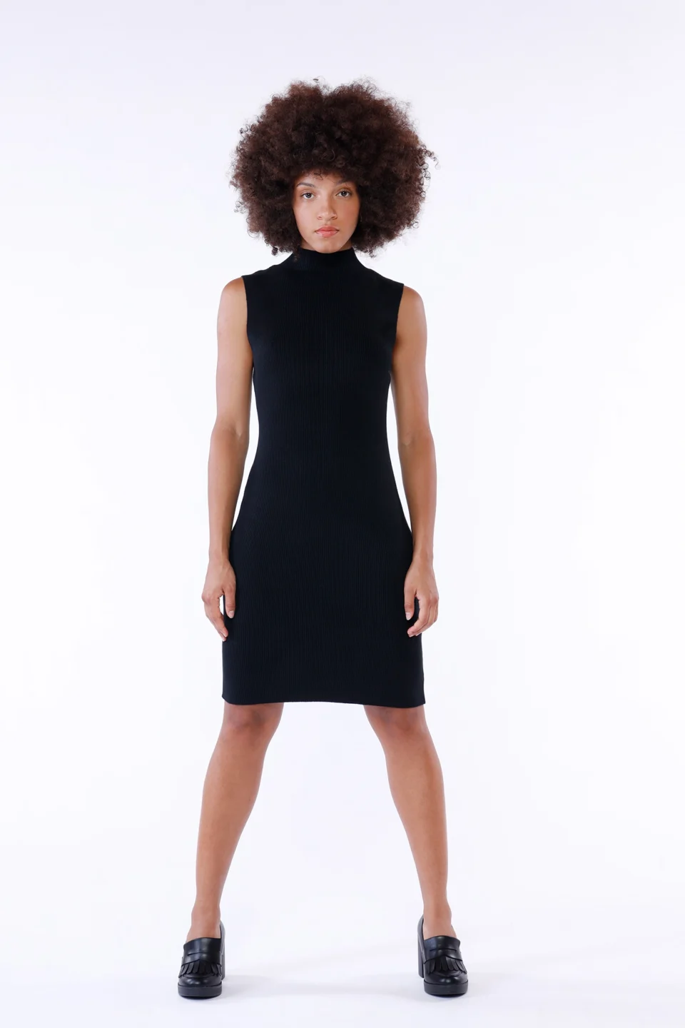 ABITO in maglia lungo smanicato a collo alto ONEWORLD HYBRID