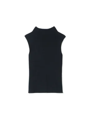 MAGLIA in maglia a collo alto e smanicato