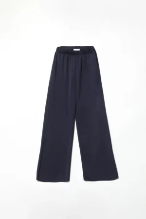 PANTALONE comodo wide leg con elastico di chiusura in vita