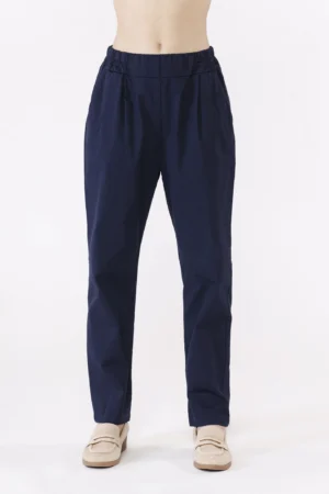 PANTALONE comodi in morbido cotone con chiusura a elastico e tasche laterali