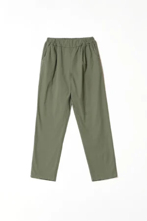 PANTALONE comodi in morbido cotone con chiusura a elastico e tasche laterali