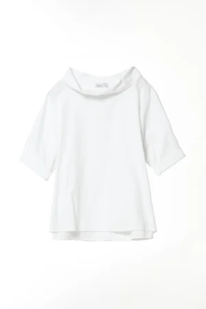 Blusa collo strutturato