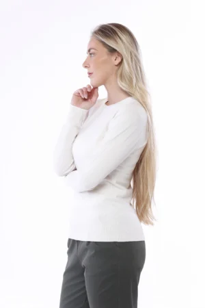 MAGLIA graziosa everyday laminata a girocollo