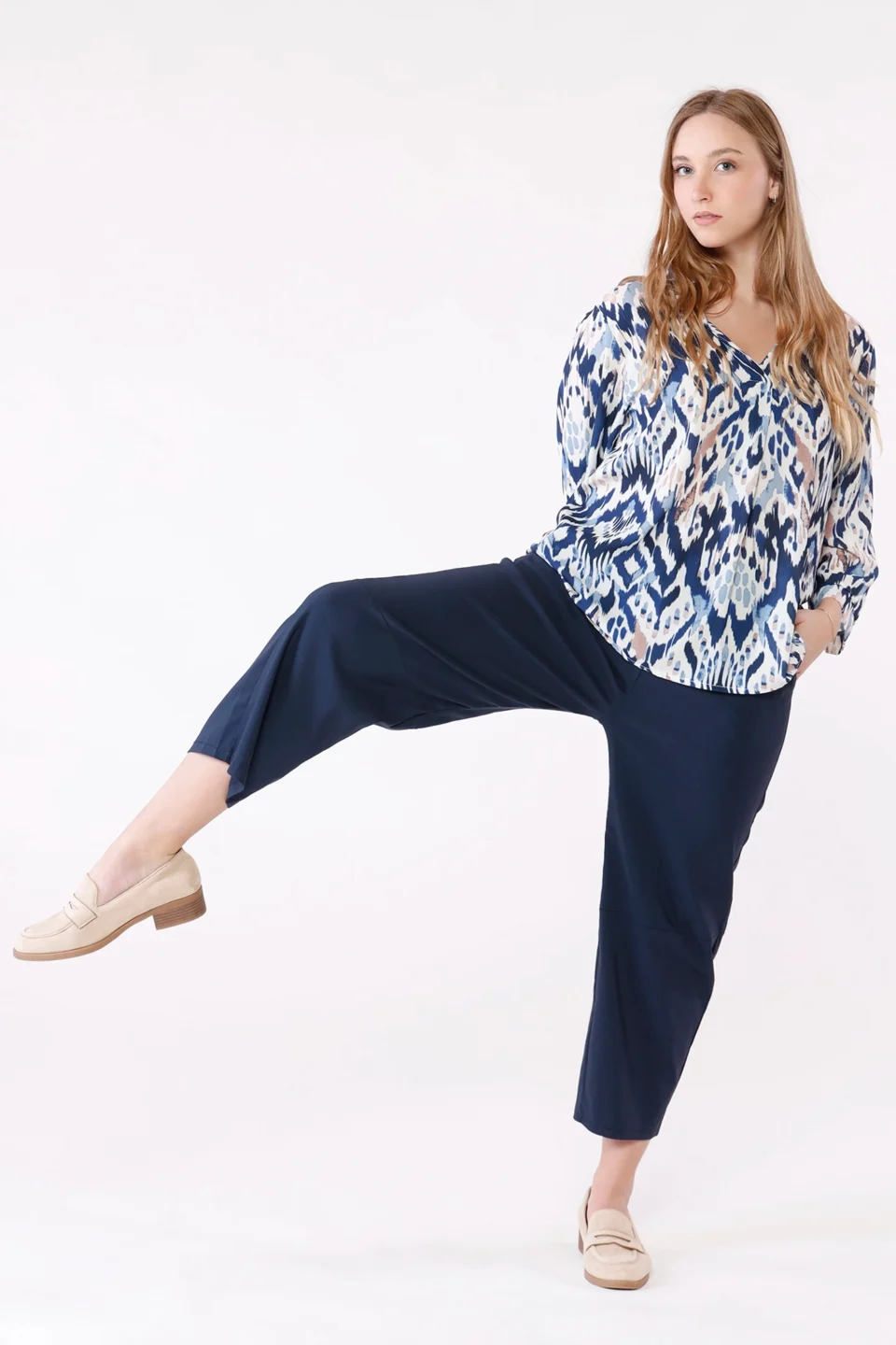 PANTALONE comodo casual a sigaretta ONEWORLD HYBRID