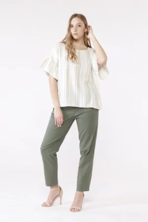 Blusa con volant
