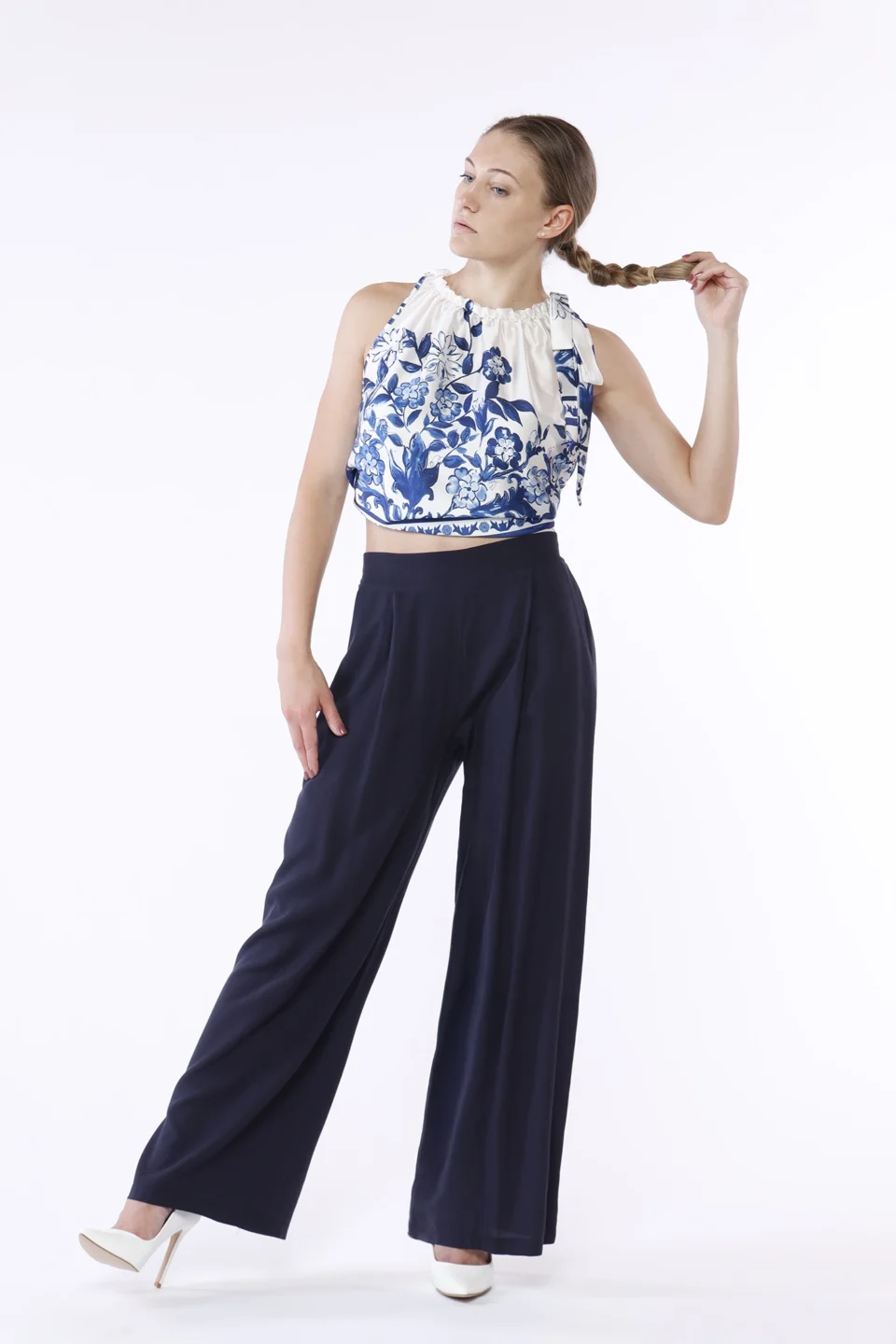 PANTALONE fresco e comodo a gamba larga con elastico di chiusura in vita ONEWORLD HYBRID