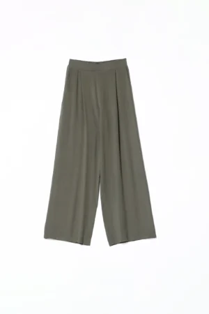 PANTALONE fresco e comodo a gamba larga con elastico di chiusura in vita