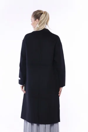 CAPPOTTO trench con collo reverse e chiusura a due bottoni