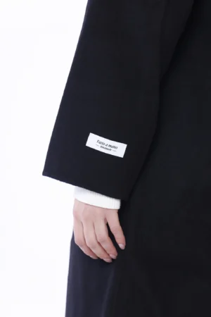 CAPPOTTO trench con collo reverse e chiusura a due bottoni