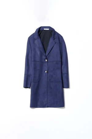 CAPPOTTO lungo, monopetto con collo reverse e comode tasche orizzontali