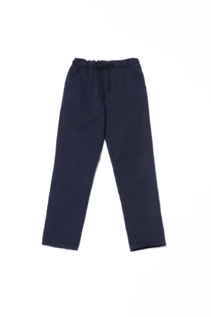 PANTALONE casual con risvolto sangallo alle caviglie e comodo laccetto di chiusura in vita