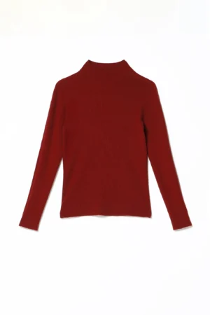 MAGLIA casual a collo alto a manica lunga