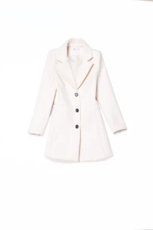 CAPPOTTO Elegante monopetto lungo con tasche a filetto