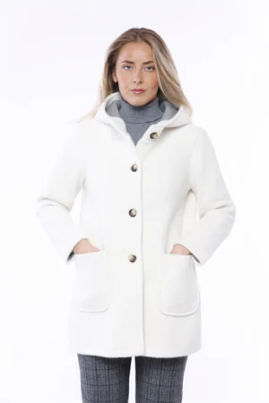 CAPPOTTO Softshell con cappuccio e tasche applicate