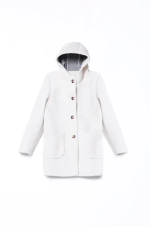 CAPPOTTO Softshell con cappuccio e tasche applicate