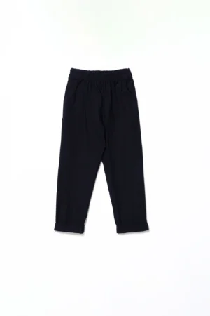 PANTALONE pull-on con elastico in vita e passanti alla cintura