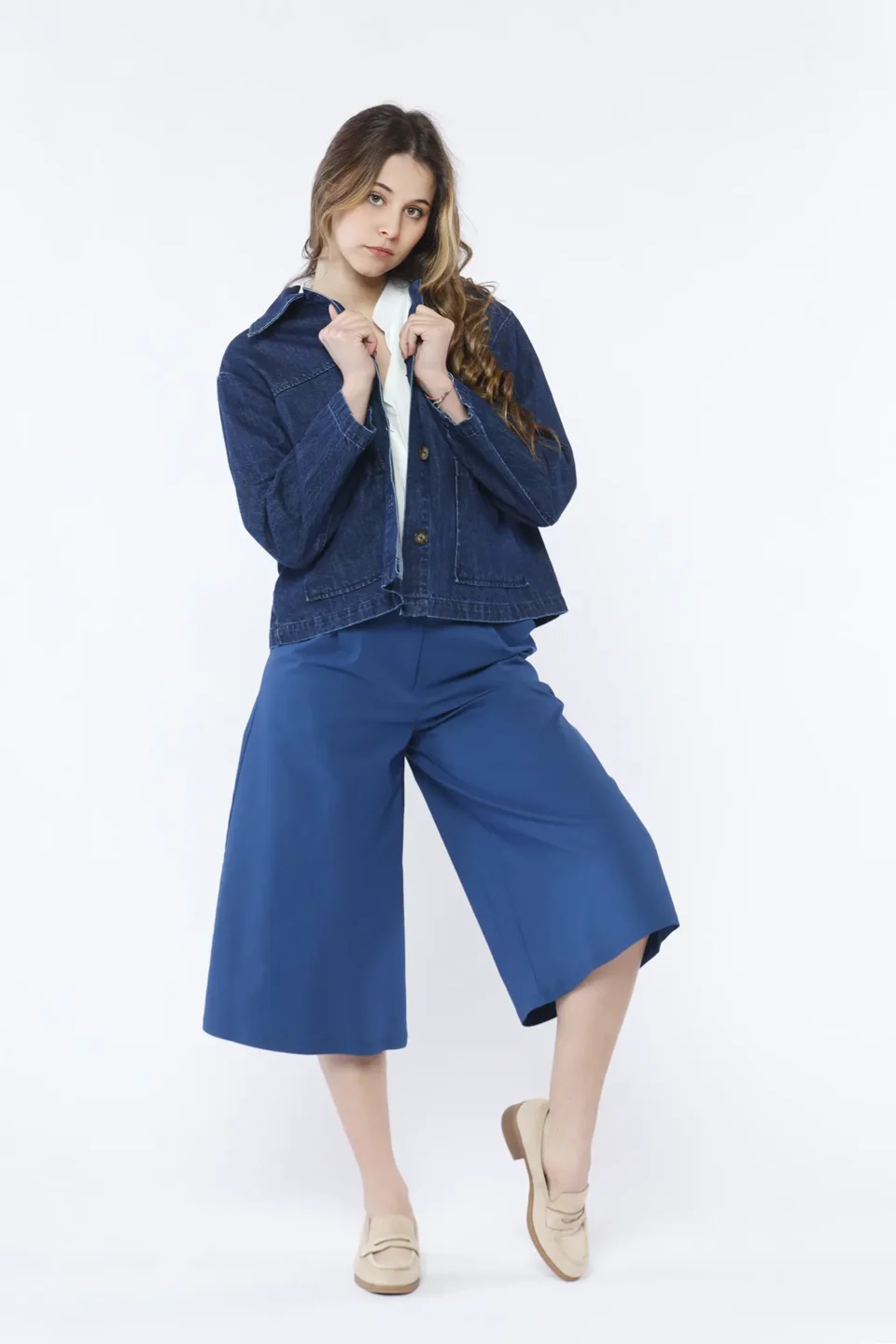 GIACCA denim dal taglio classico e tasche applicate ONEWORLD HYBRID