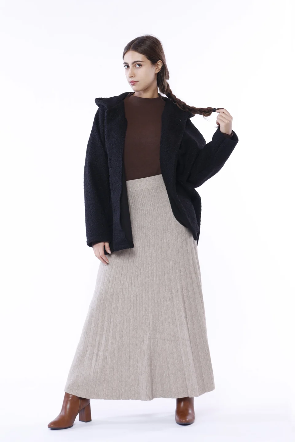 CAPPOTTO Teddy con chiusura a bottoni e tasche applicate ONEWORLD HYBRID