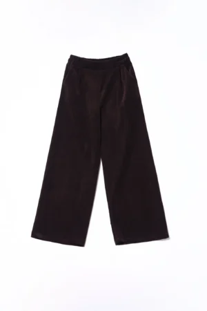 PANTALONE wide leg con comode tasche e chiusura a elastico