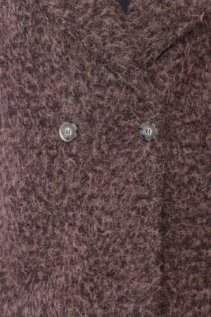 GIACCA corta primi freddi doppiopetto con collo reverse