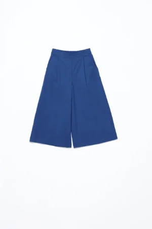 PANTALONE pantagonna pull-on con tasche all’americana e graziose pence sul davanti