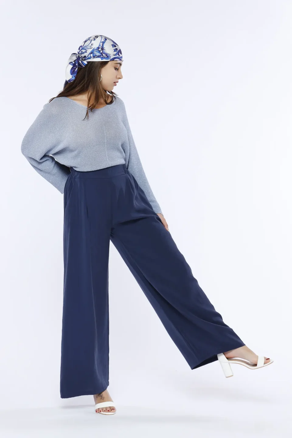 PANTALONE fresco e comodo pull on a zampa larga con tasche laterali ONEWORLD HYBRID