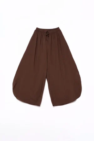 PANTALONE DOLCE - S/M, DARK BROWN