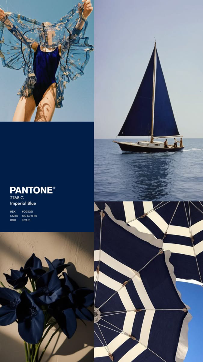 PANTONE Imperial Blue aesthetic colors blue wallpaper